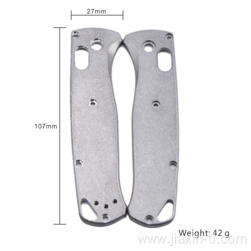 Frame Parts Stone Wash Titanium Knife Handle Scales